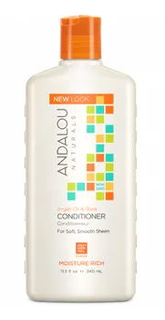 Andalou Naturals Moisture Rich Conditioner - Argan Oil and Shea (340ml)