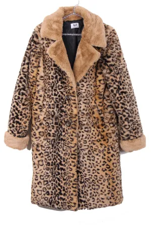 Animal Print Faux Fur Coat