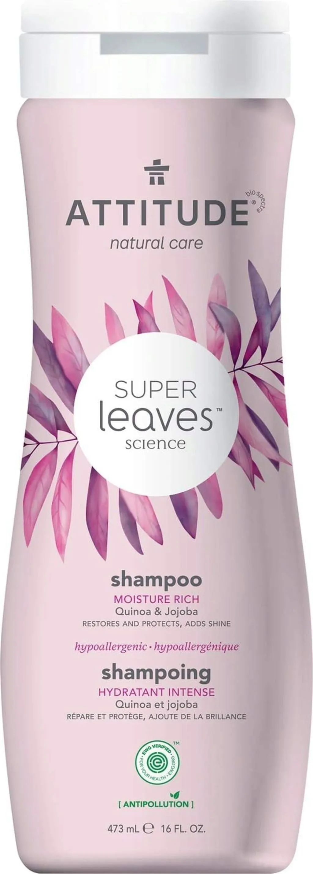 Attitude Super Leaves Science Moisture Rich Shampoo 473ml