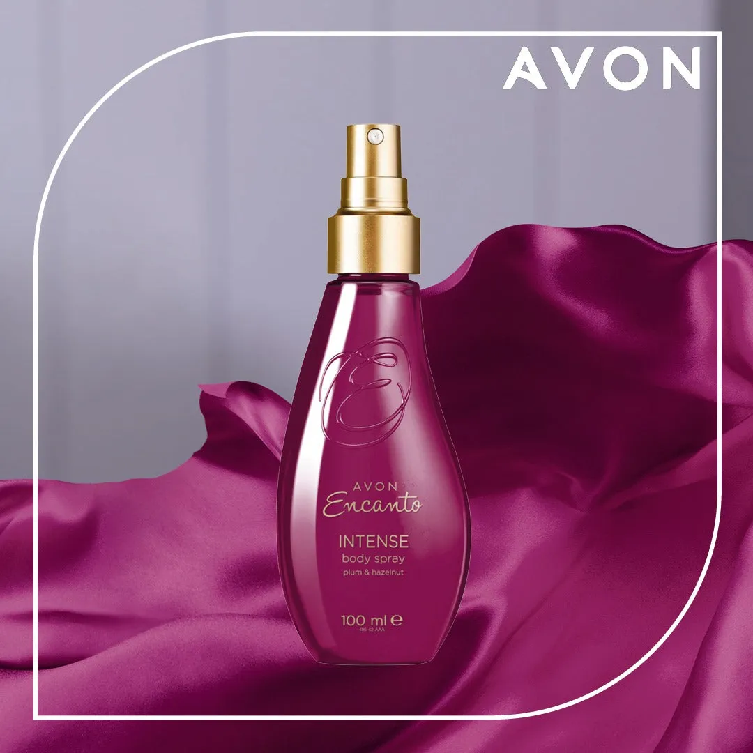 Avon Encanto Intense Body Spray Plum & Hazelnut - 100ml