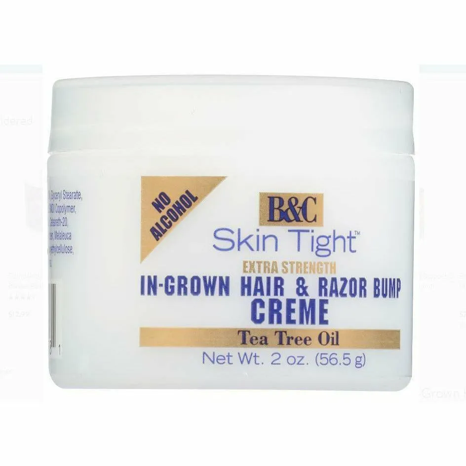 B & C: Skin Tight Ingrown & Razor Bump Creme 2oz