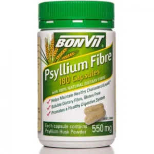 Bonvit Psyllium Fibre Capsules 550mg 180c