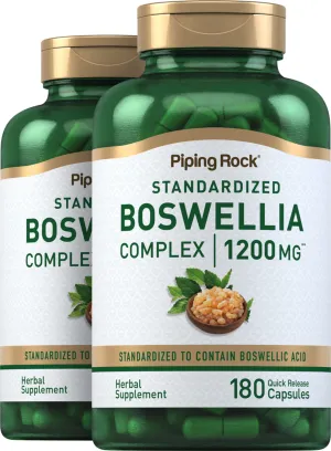 Boswellia Serrata, 1200 mg, 180 Quick Release Capsules, 2  Bottles