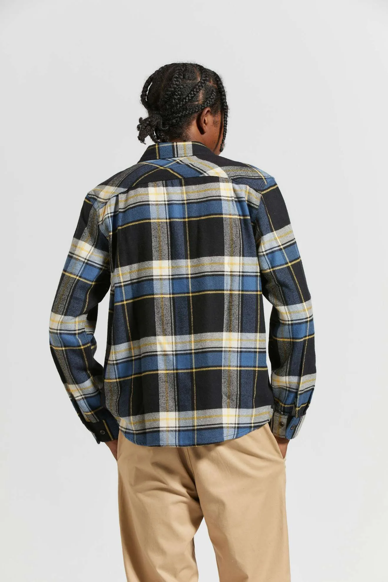 Bowery L/S Flannel - Joe Blue Plaid