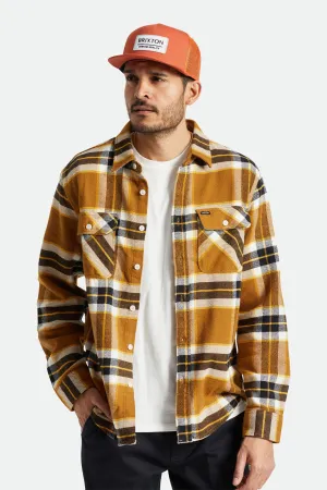 Bowery L/S Flannel - Medal Bronze