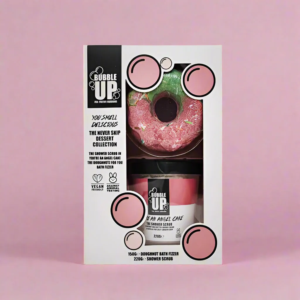 Bubble Up Bath Fizzer/shower Scrub Set