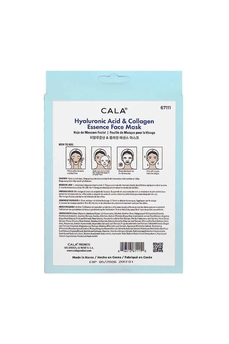 CALA 67111 Hyaluronic Acid & Collagen Essence Face Mask - 6