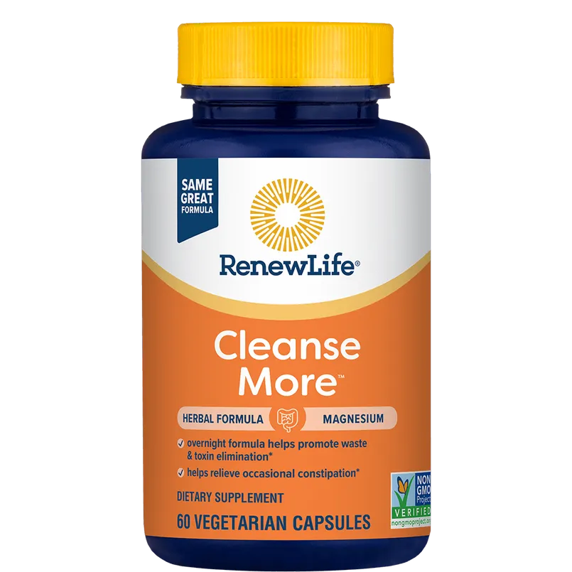 Cleanse More™ - Herbal & Mineral Cleanse, 60 Vegetarian Capsules