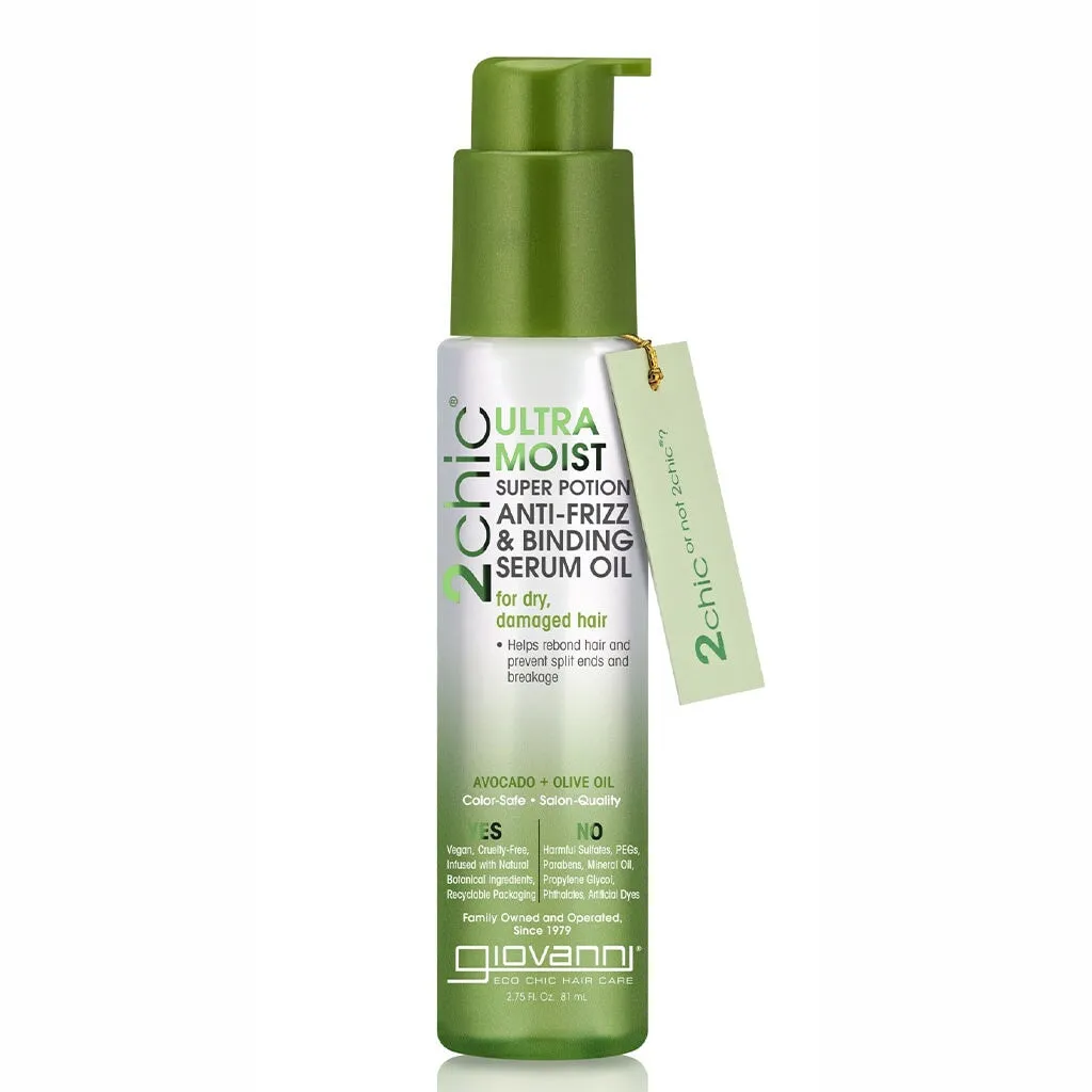 Giovanni Anti-Frizz Serum - 2Chic Ultra-Moist (Dry Damaged Hair)