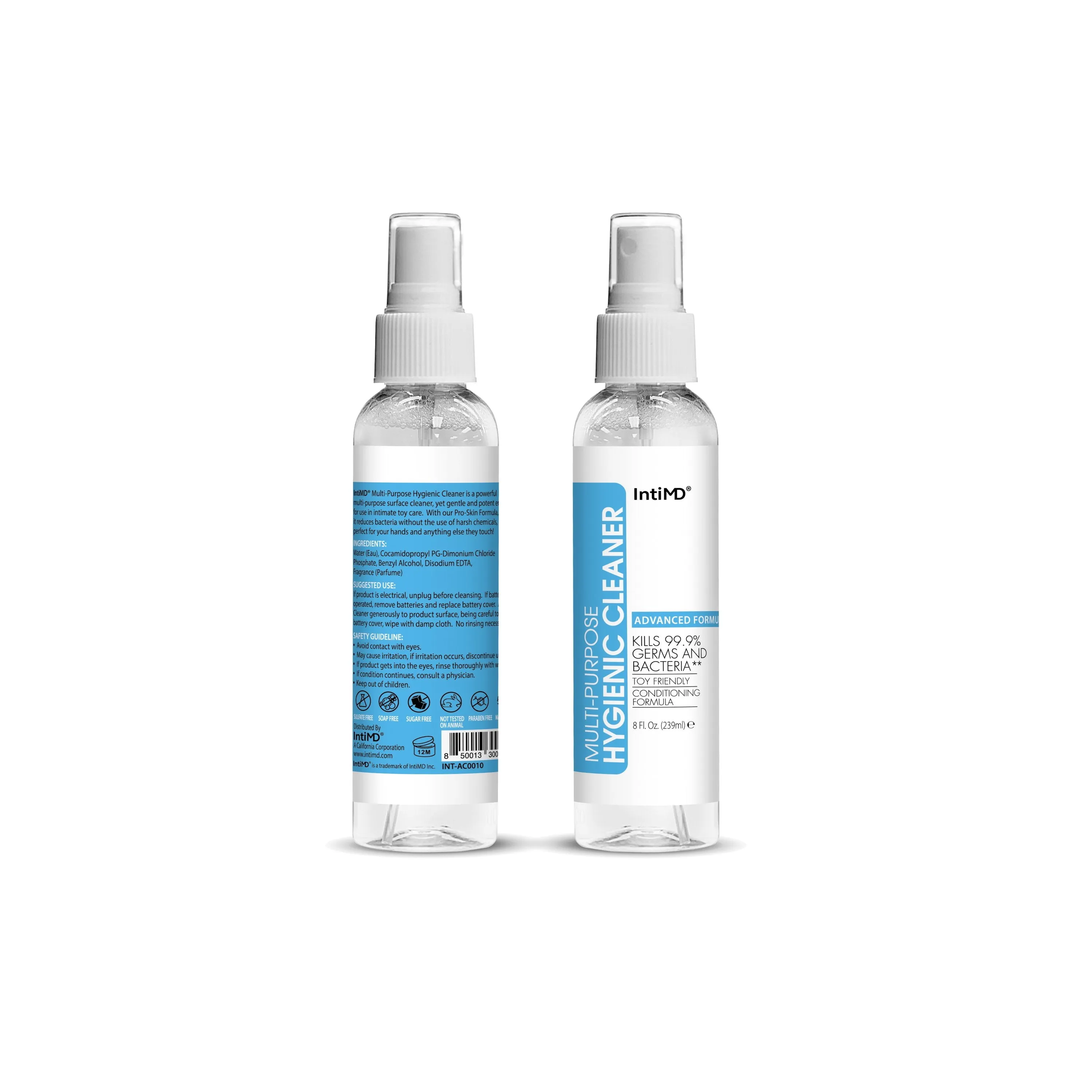 IntiMD Multi-Purpose Hygienic Cleaner Advanced Pro-Skin Formula 8 Oz.