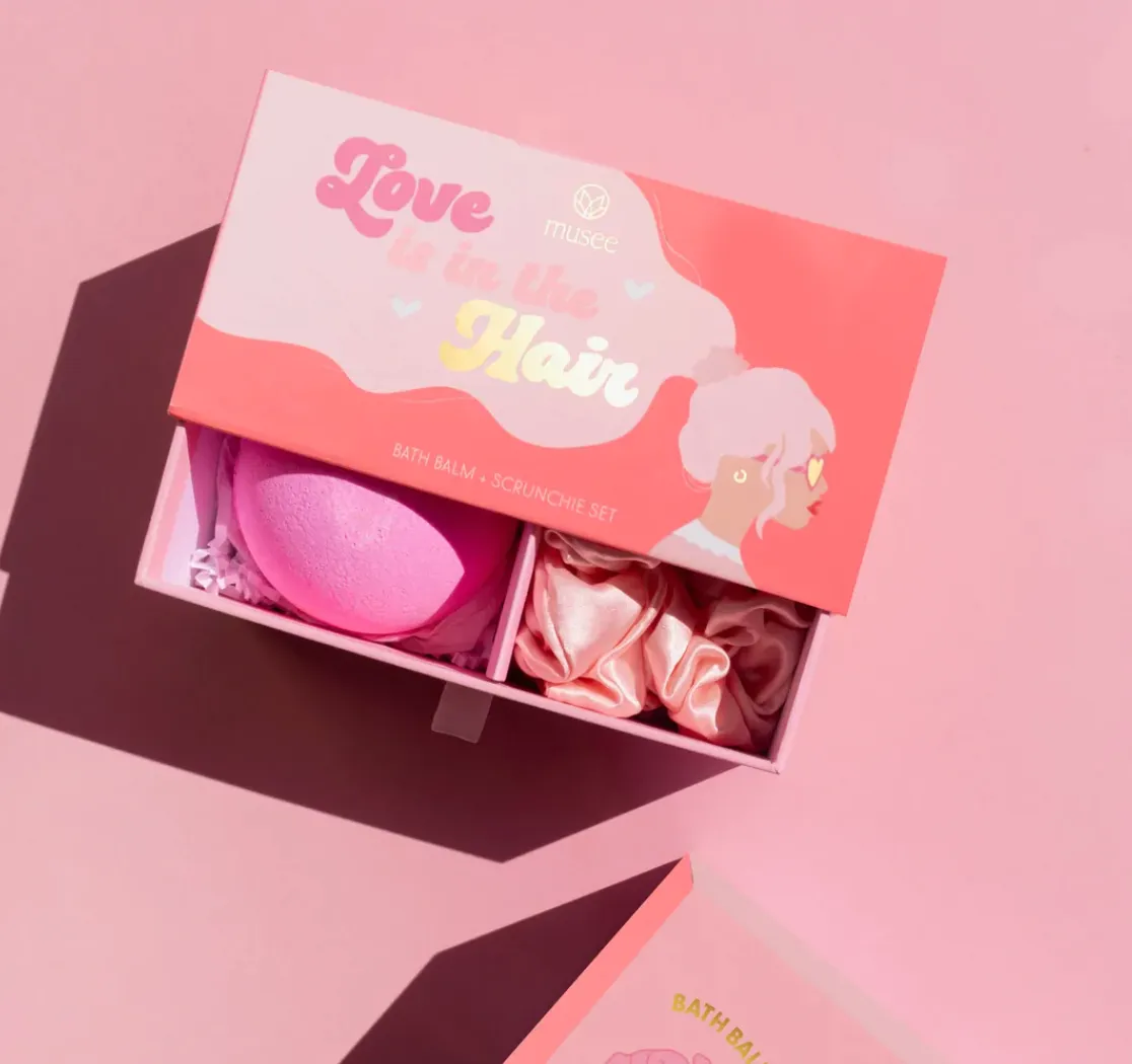 Musee Love is in the Hair Bath Balm Scrunchie Set