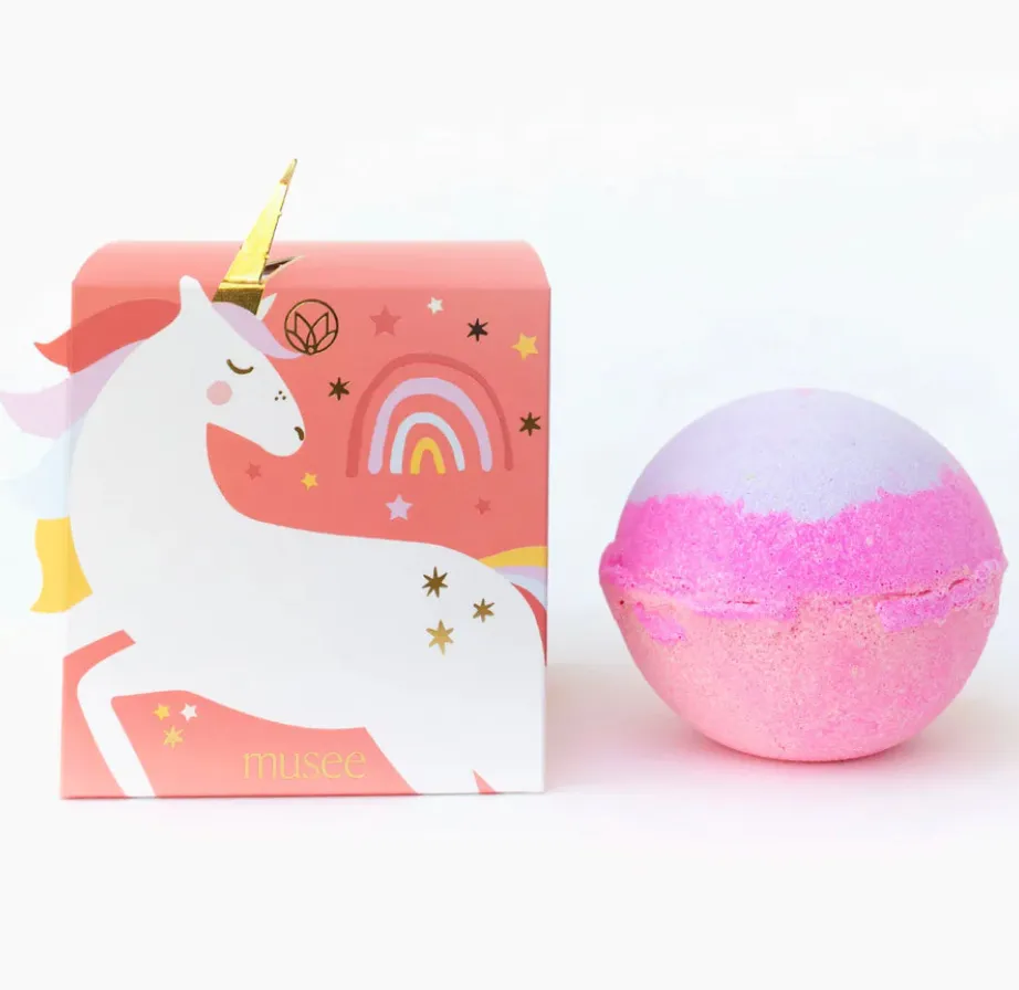 Musee Unicorn Boxed Bath Bomb