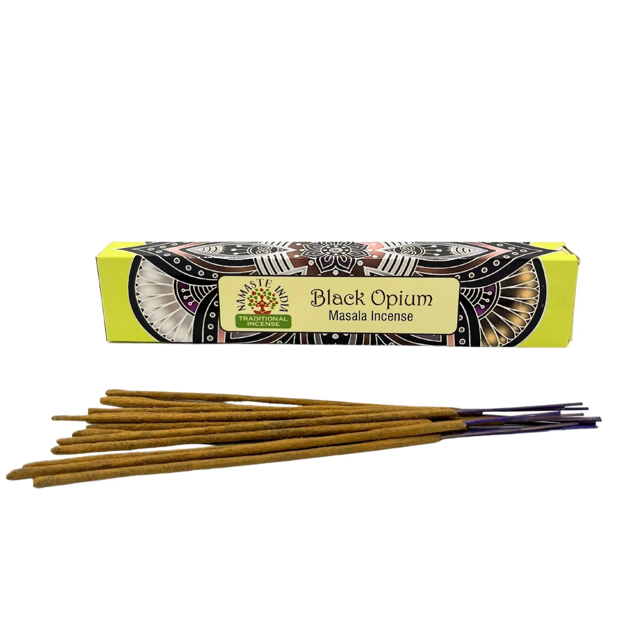 Namaste Mandala Masala Incense - Black Opium - Per case: 1 Piece