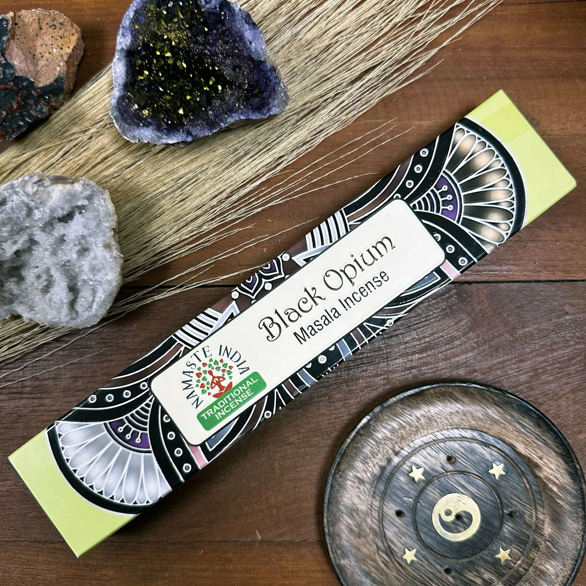 Namaste Mandala Masala Incense - Black Opium - Per case: 1 Piece