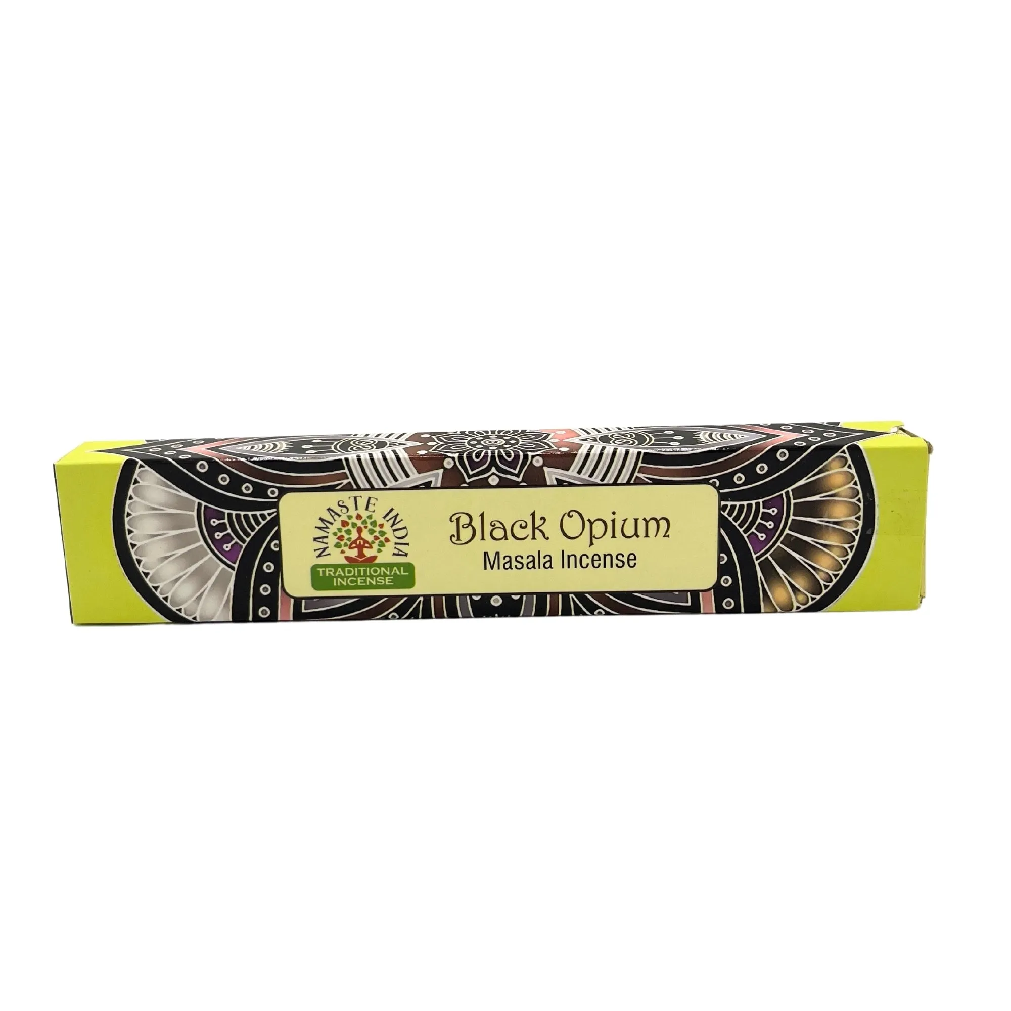 Namaste Mandala Masala Incense - Black Opium - Per case: 1 Piece