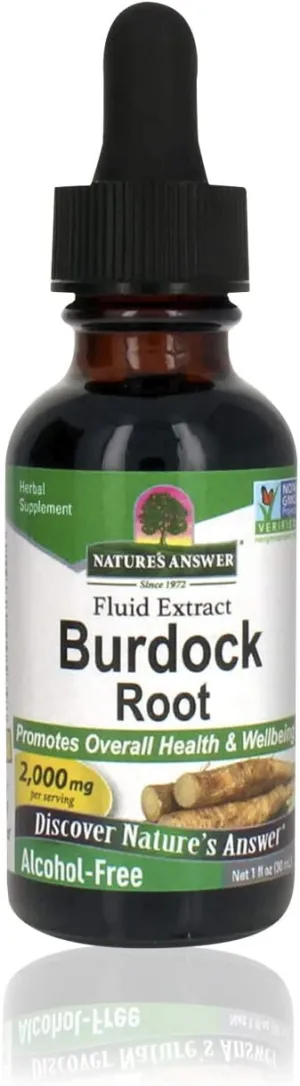 NATURES ANSWER BURDOCK ROOT 1 Oz