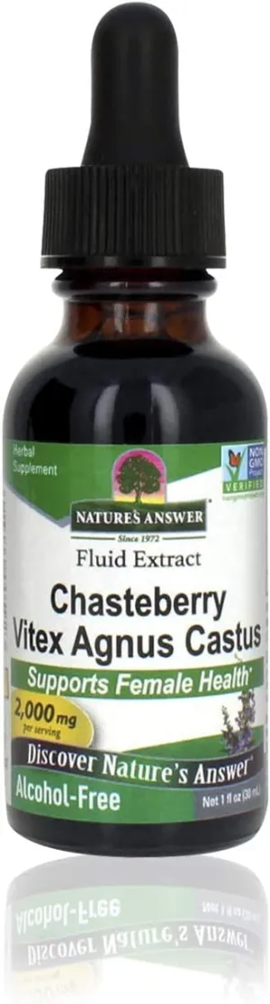 NATURES ANSWER  CHASTE BERRY VITEX AGNUS CASTUS 1 Oz