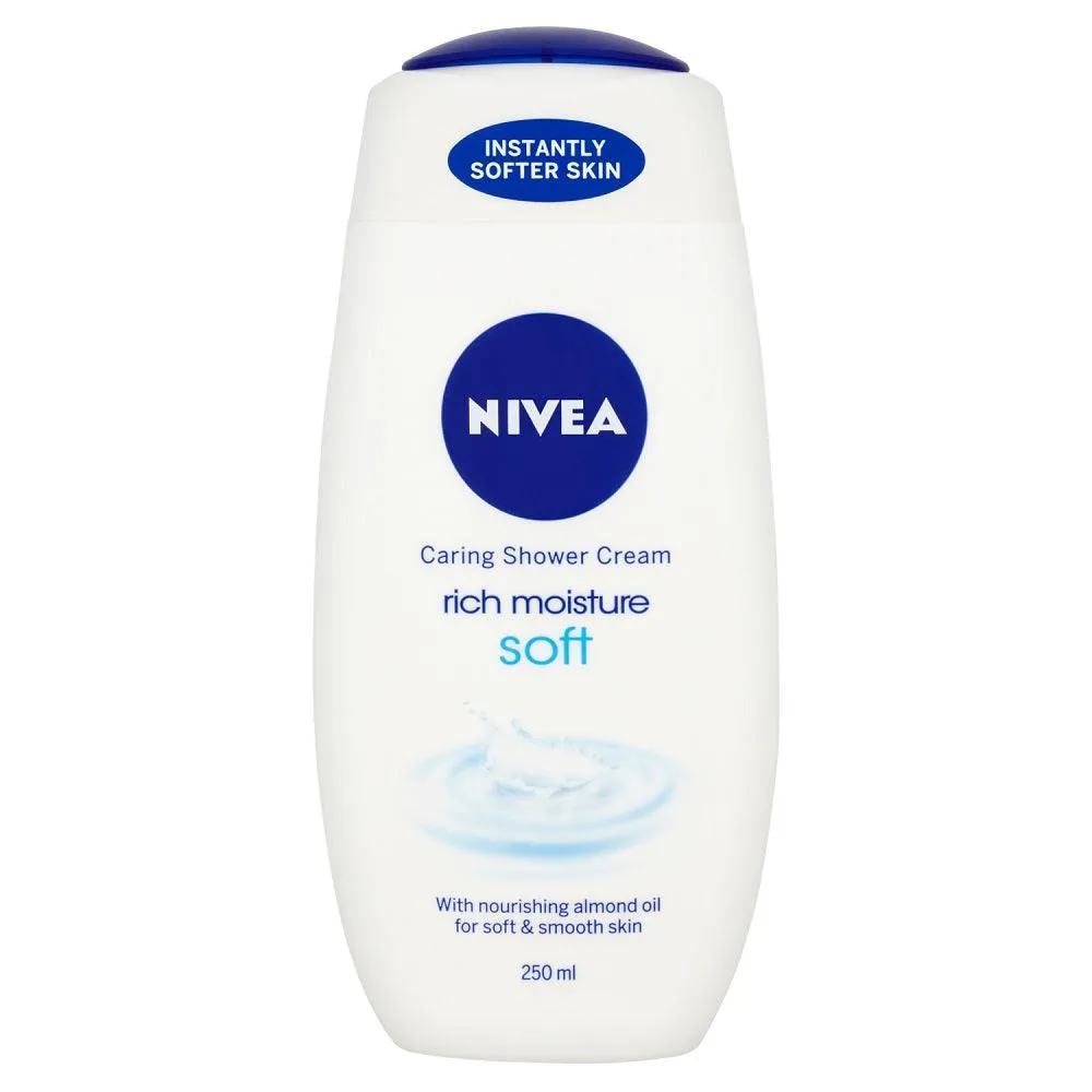 Nivea Rich Moisture Soft Shower Cream, 8.5 Ounce