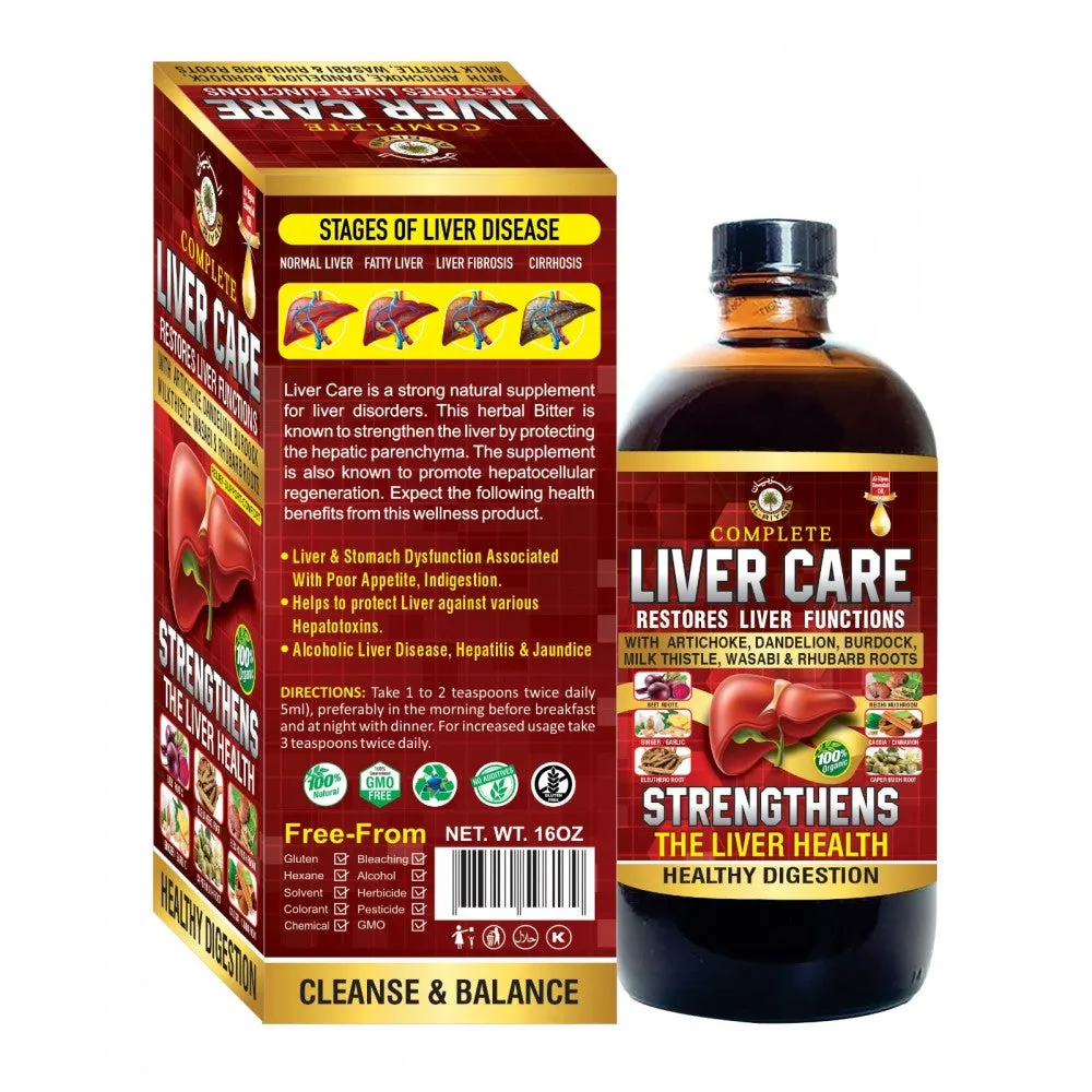 Organic Liver Care Bitters 16oz