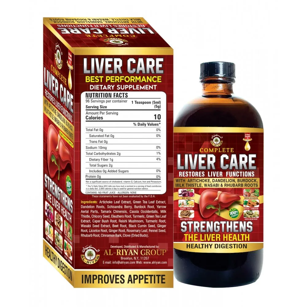 Organic Liver Care Bitters 16oz