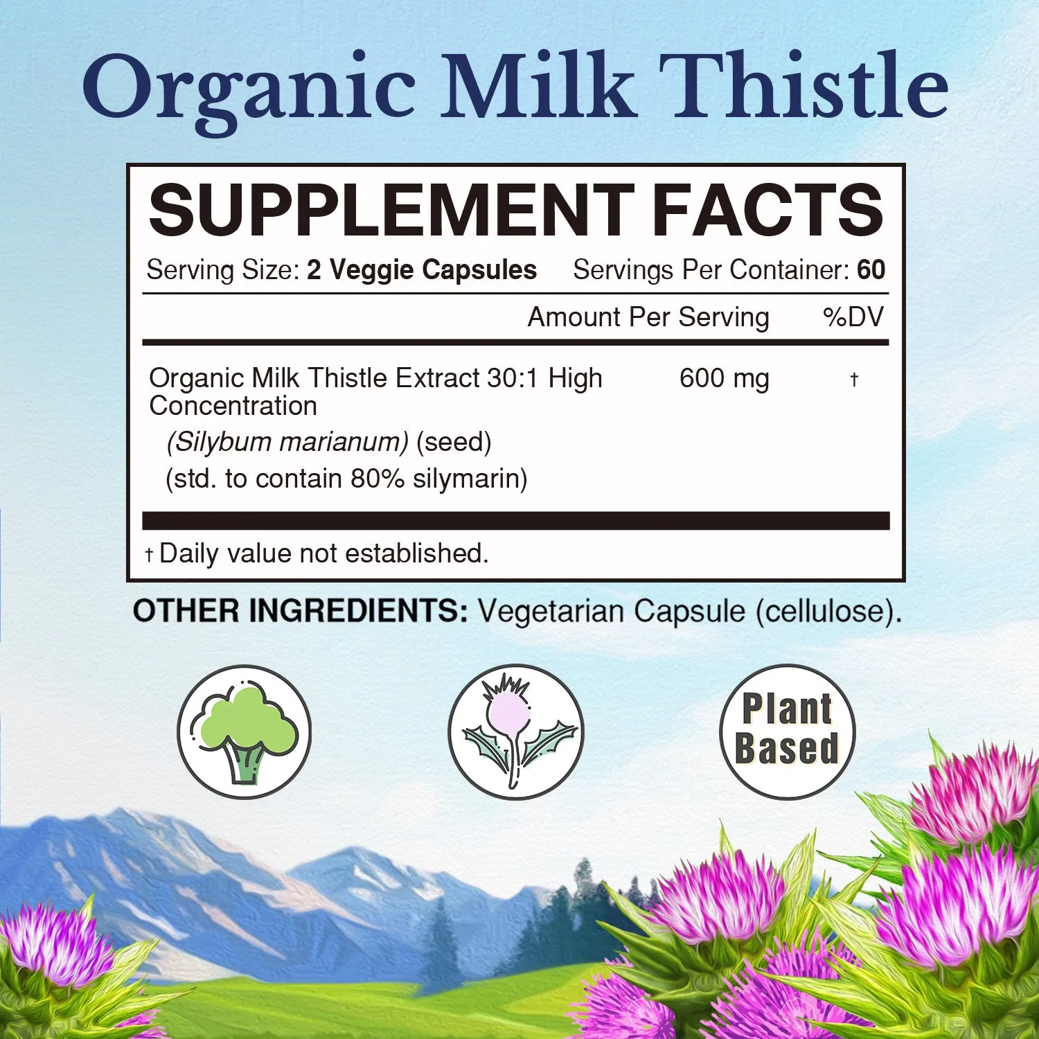 Organic Milk Thistle Extract