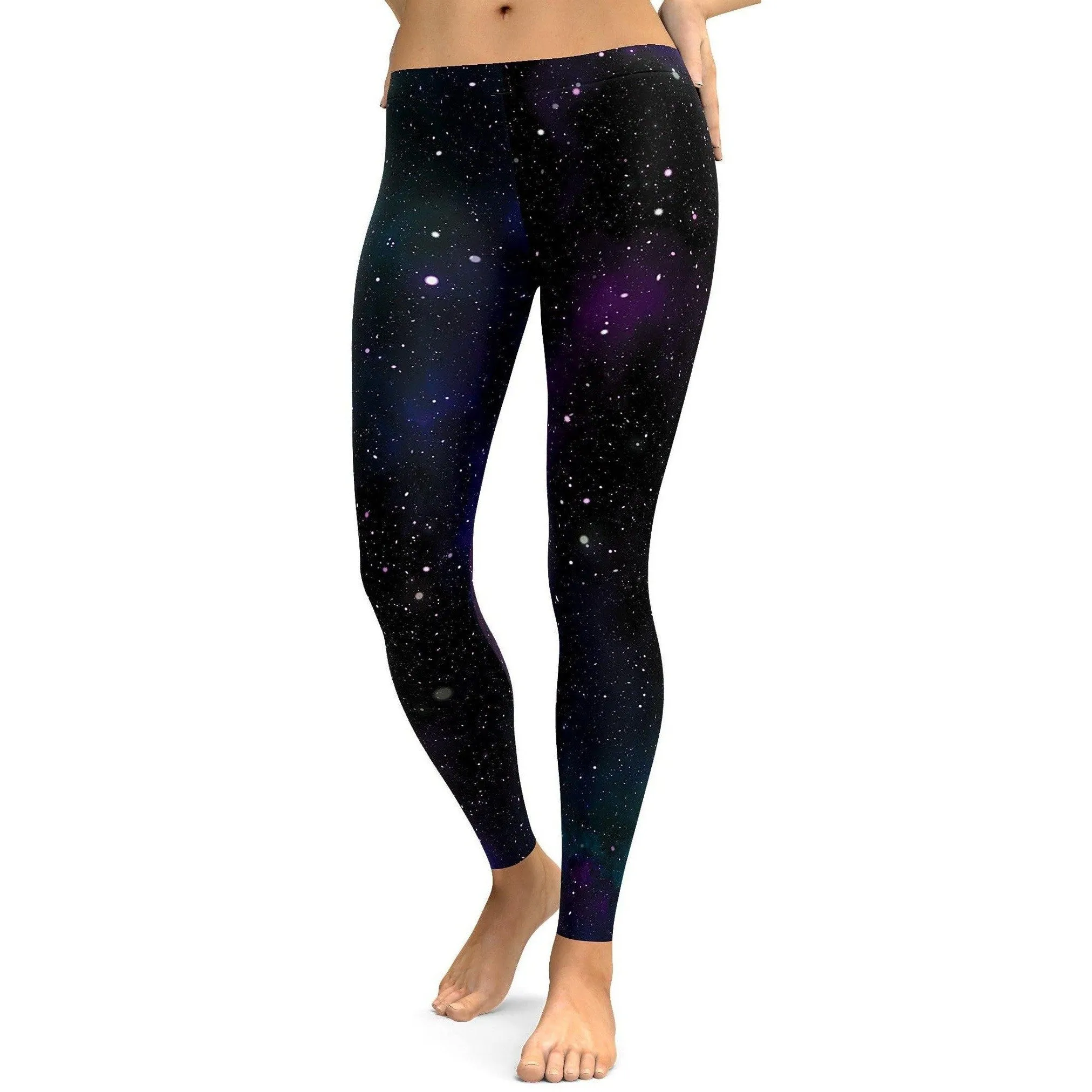 Purple Galaxy Leggings