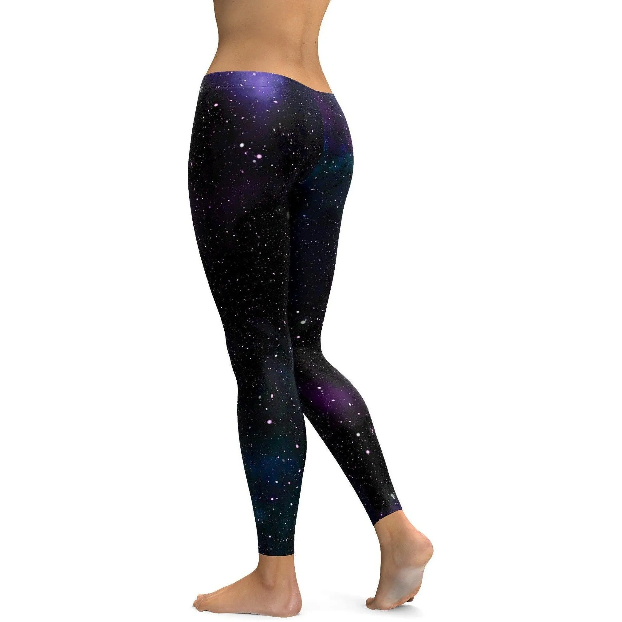 Purple Galaxy Leggings