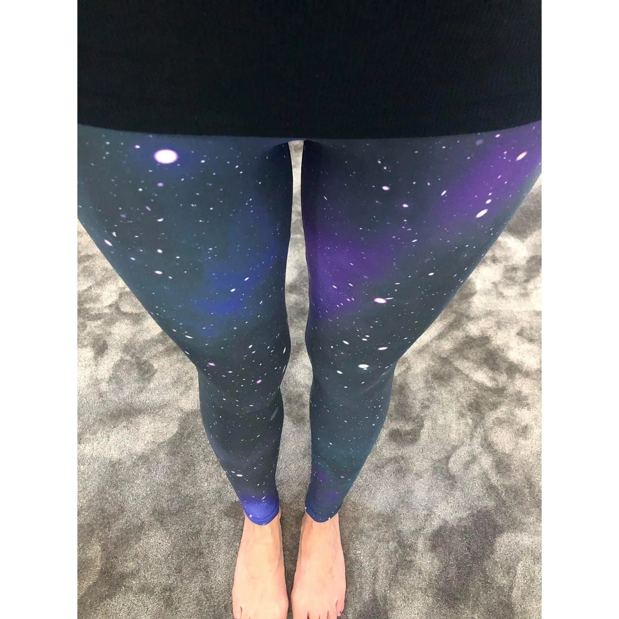 Purple Galaxy Leggings