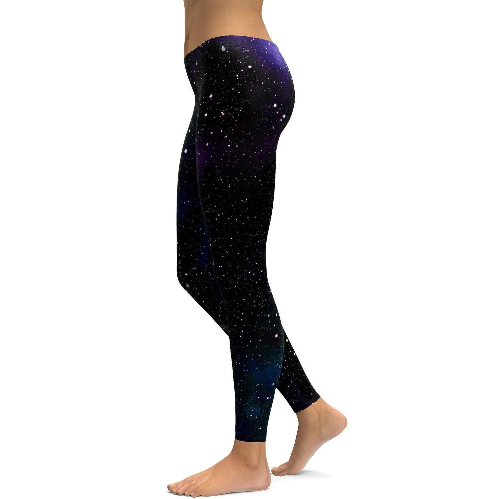 Purple Galaxy Leggings