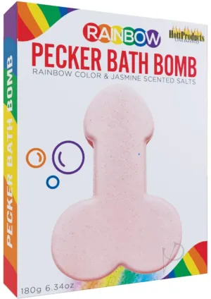 Rainbow Pecker Bath Bomb