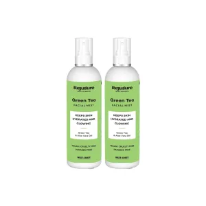 Rejusure Green Tea Facemist – Keeps Skin Hydrated & Glowing – 100ml (Pack of 2)