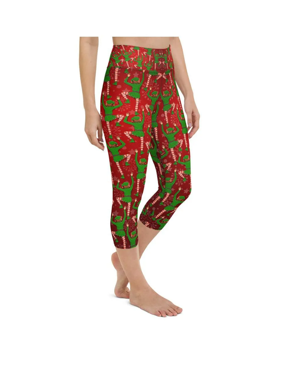 Santa's Elves Yoga Capris