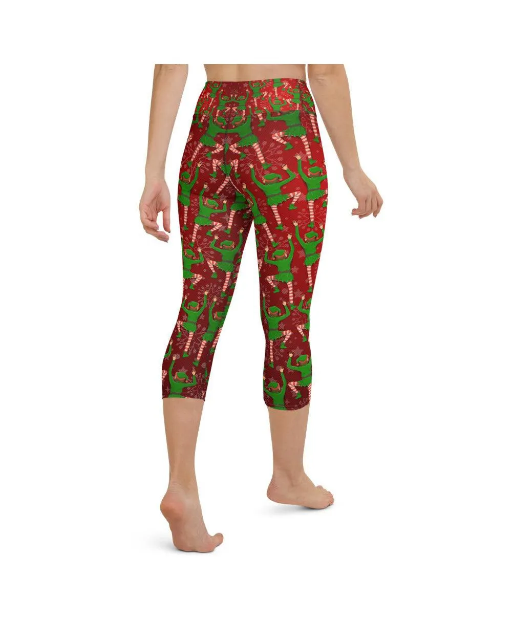 Santa's Elves Yoga Capris