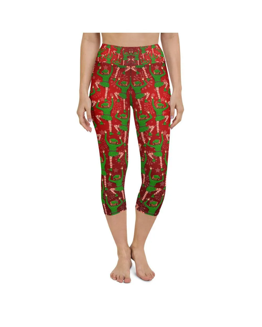 Santa's Elves Yoga Capris