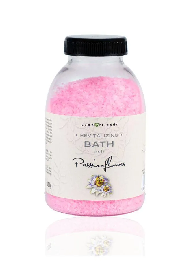 Soap&Friends Exotic Passion Flower Bath Salt for Youthful Skin Rejuvenation 500g