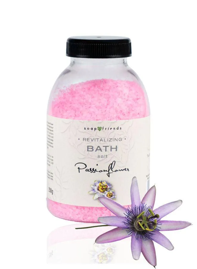 Soap&Friends Exotic Passion Flower Bath Salt for Youthful Skin Rejuvenation 500g