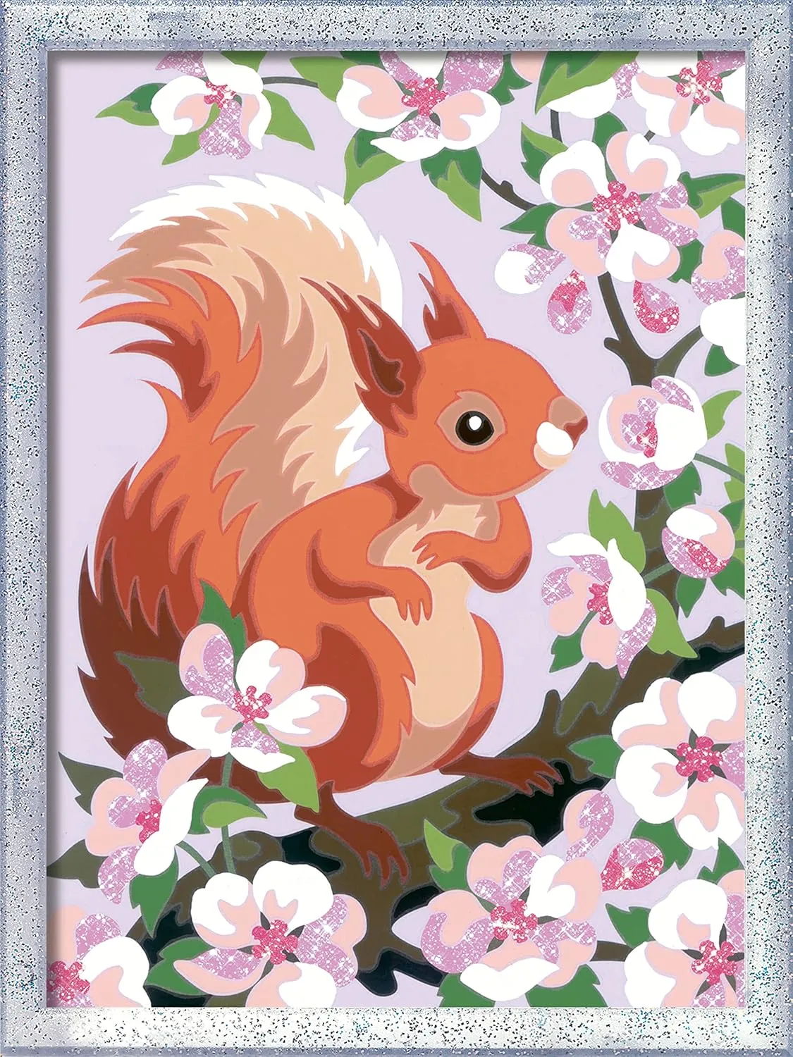 Spring Squirrel Paint By Number