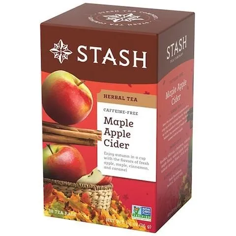 Stash Tea Maple Apple Cider Herbal Tea 18 Bag