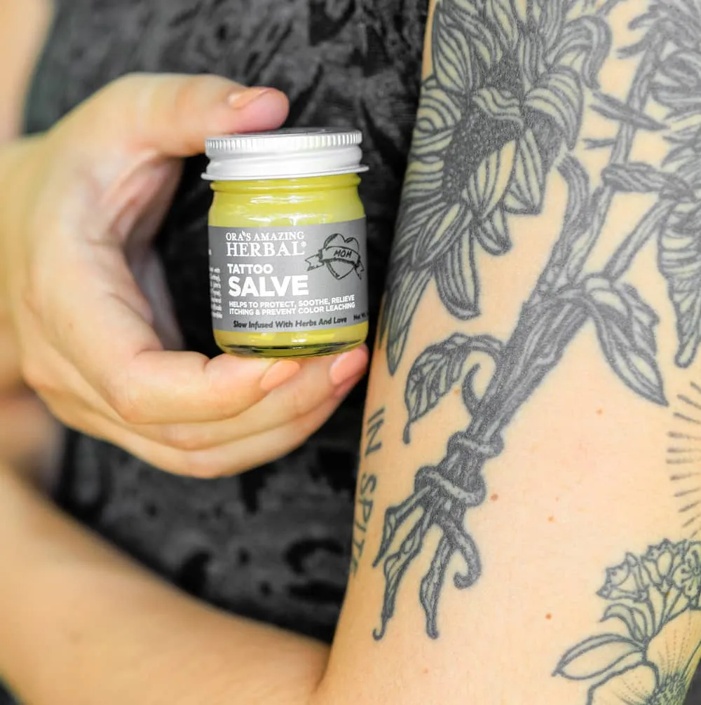 Tattoo Salve, Natural Tattoo Aftercare